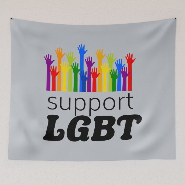 Item preview, Support LGBT rights together designed and sold by Christopher Taylor.