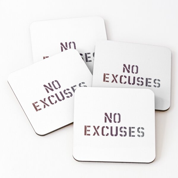 Item preview, No Excuses designed and sold by HelpingPanic.