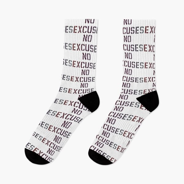 Item preview, No Excuses designed and sold by HelpingPanic.