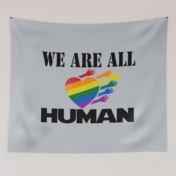 Item preview, We are all human lgbt rights designed and sold by Christopher Taylor.