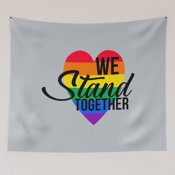 Item preview, We stand together lgbt heart designed and sold by Christopher Taylor.