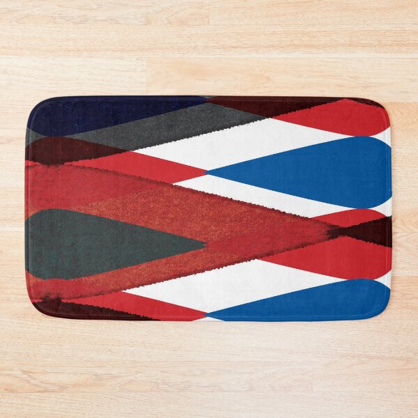 Item preview, Retro Harlequin Pattern in Red, White, Blue and Black, perfect for throw pillows and cushions. designed and sold by Alice-Mills.