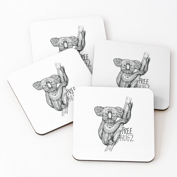 Item preview, Koala, mandala, free hug designed and sold by DerSenat.