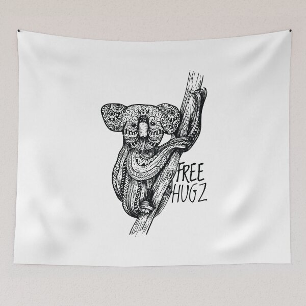 Item preview, Koala, mandala, free hug designed and sold by DerSenat.