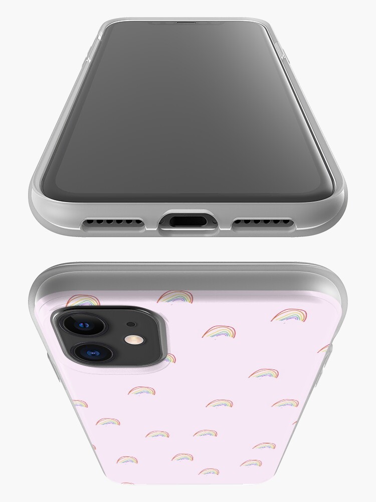Alternate view of pink rainbow case iPhone Case & Cover