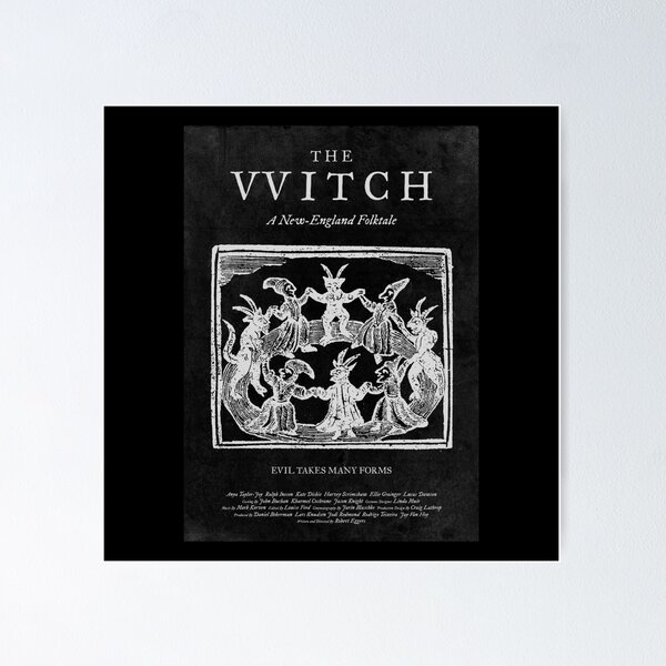 Item preview, The Witch Film Movie Poster Black Phillip Thomasin VVitch designed and sold by IdlyBlue.