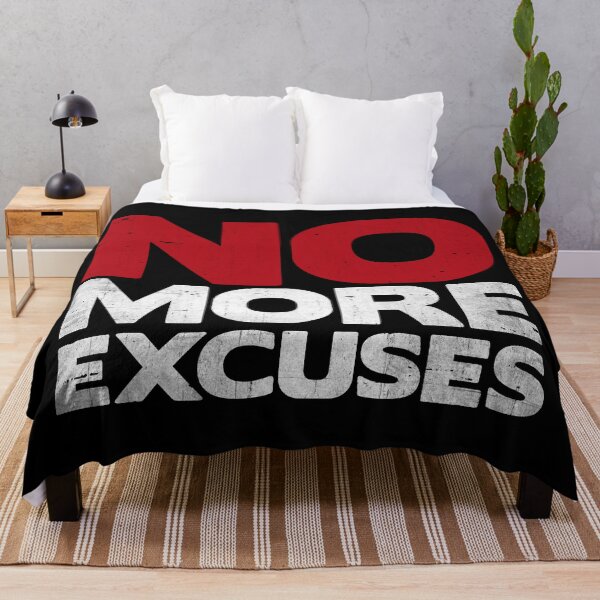 Item preview, No More Excuses designed and sold by RebelFlag.