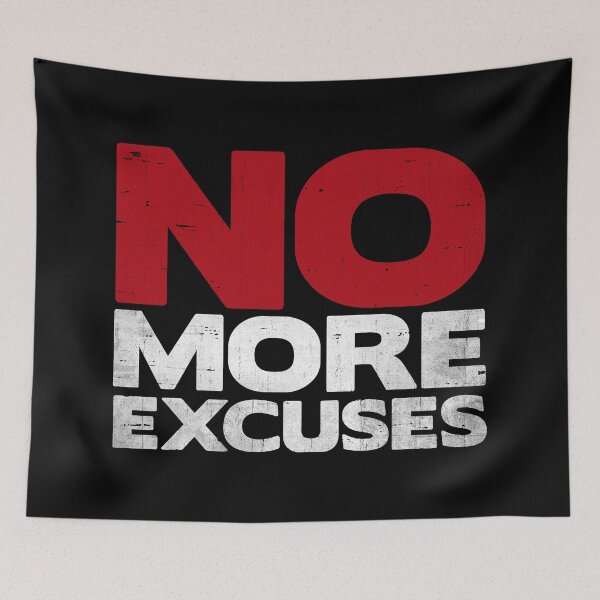 Item preview, No More Excuses designed and sold by RebelFlag.