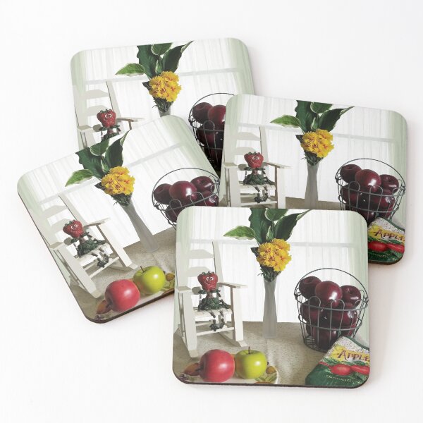 Item preview, Still life photo of different apple items against a window designed and sold by With My Hands By K.