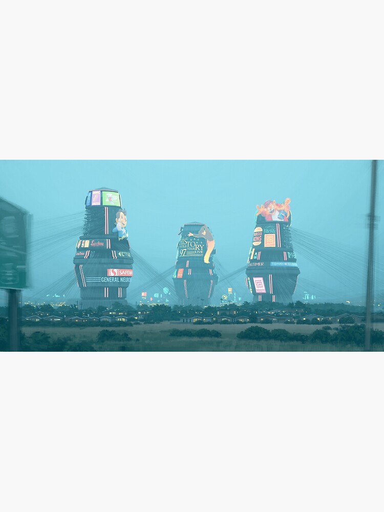 Bell Towers by simonstalenhag