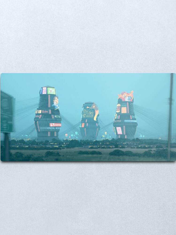 Alternate view of Bell Towers Metal Print