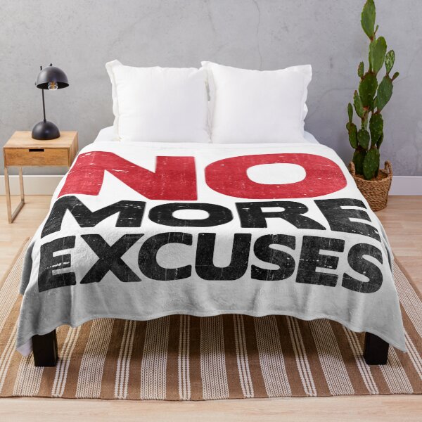 Item preview, No More Excuses designed and sold by RebelFlag.