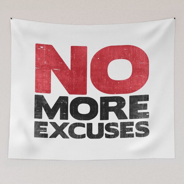 Item preview, No More Excuses designed and sold by RebelFlag.