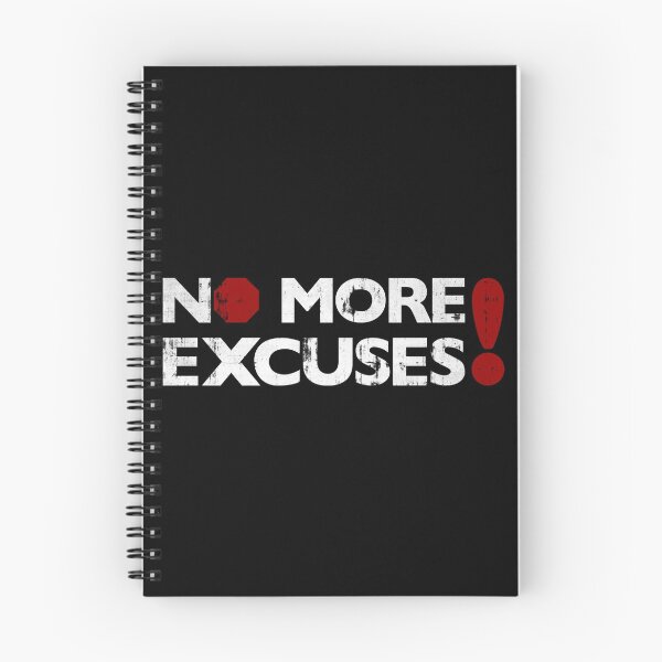 Item preview, No More Excuses designed and sold by RebelFlag.