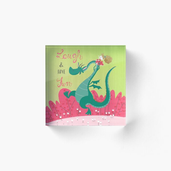 Real Princesses laugh and have fun Acrylic Block