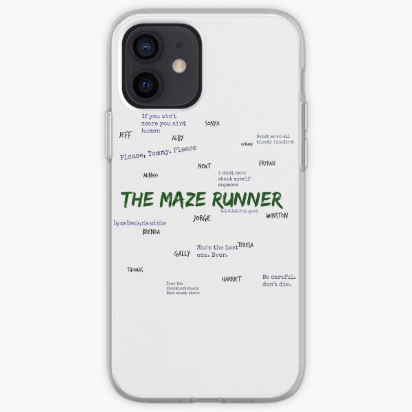 Le Maze Runner Qoutes Coque souple iPhone