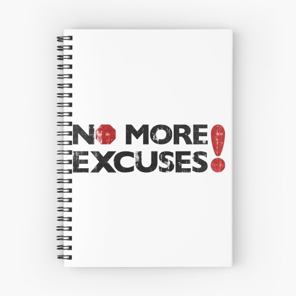 Item preview, No More Excuses designed and sold by RebelFlag.
