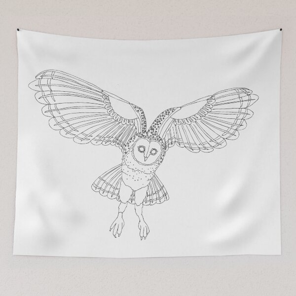 Item preview, Barn Owl designed and sold by nolessjess.