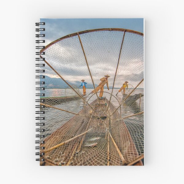 Item preview, Fishermen, Inle Lake Myanmar designed and sold by Glynn  Lavender.