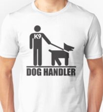 Dog Handler K9 Pictogram Unisex T-Shirt