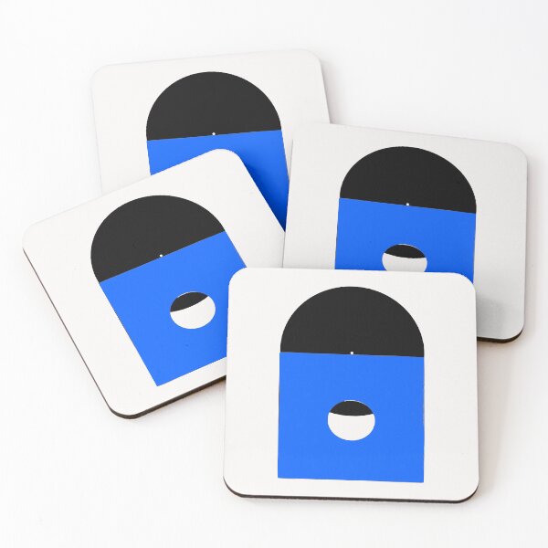 Item preview, Blue Vinyl Red Sleeve Up (Red Rabbit) designed and sold by RecordRabbit.