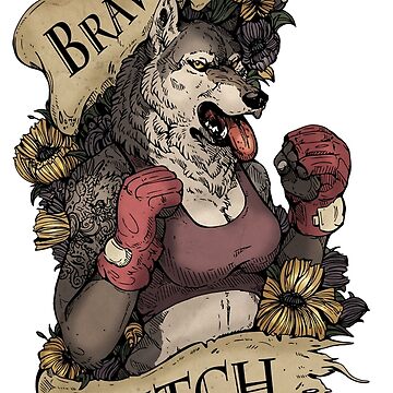Artwork thumbnail, Brawl Like a Bitch by WOLFSKULLJACK