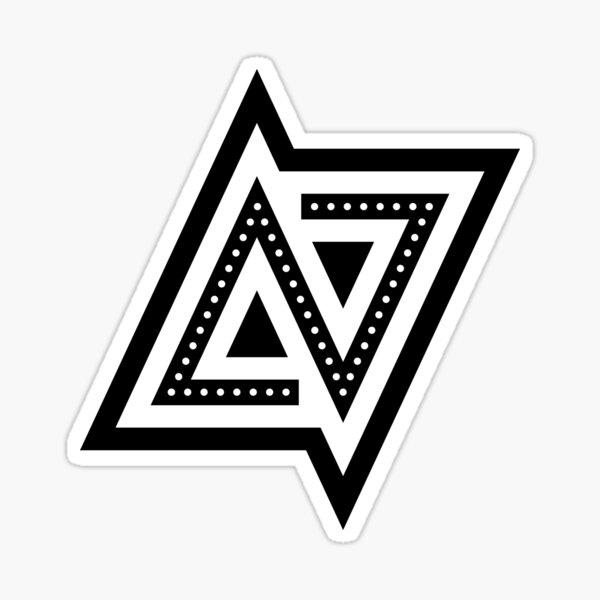 USA Las Vegas LV Monogram Sticker