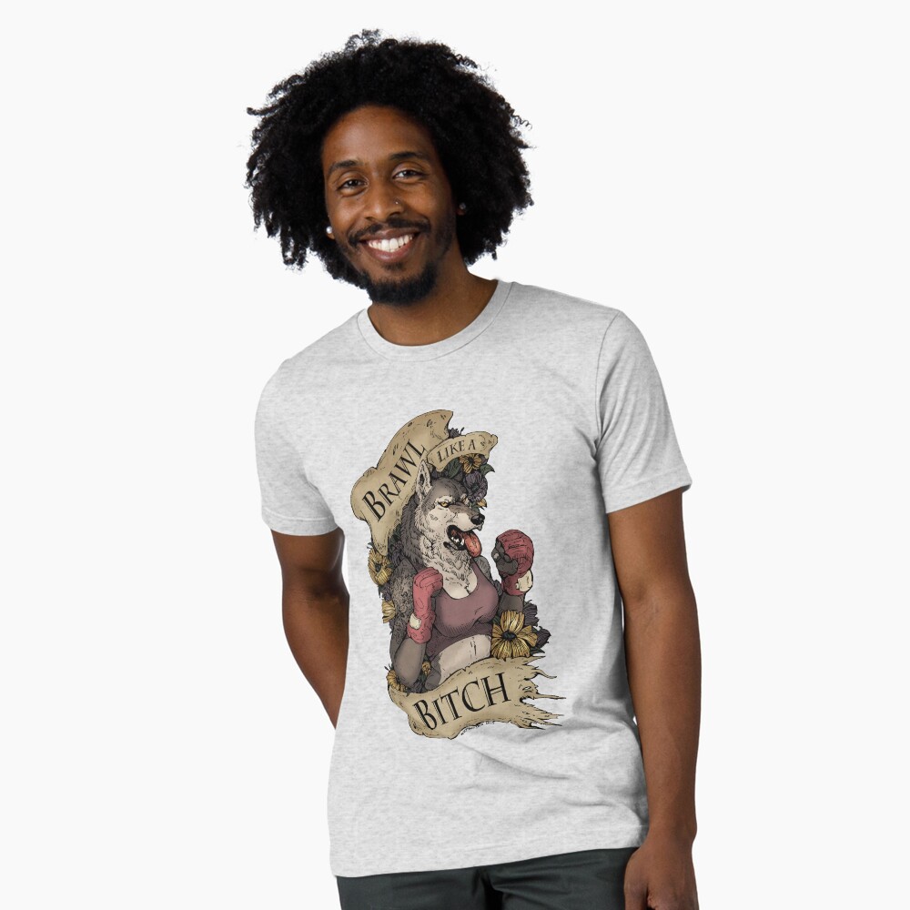 Item preview, Tri-blend T-Shirt designed and sold by WOLFSKULLJACK.