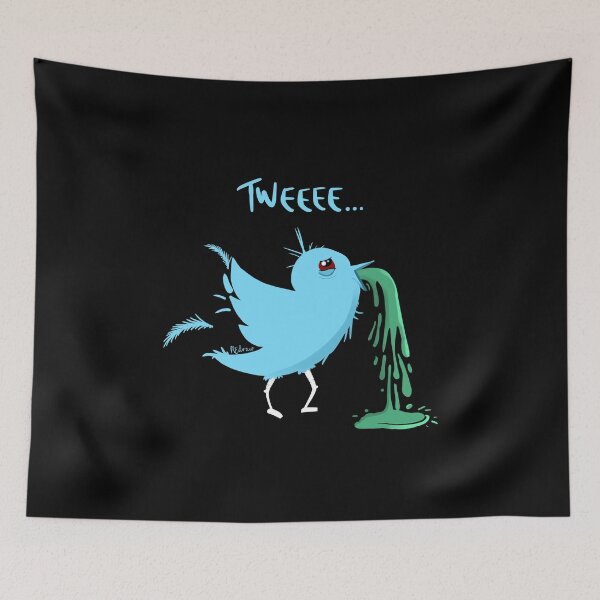 Item preview, tweet designed and sold by REdrawarts.
