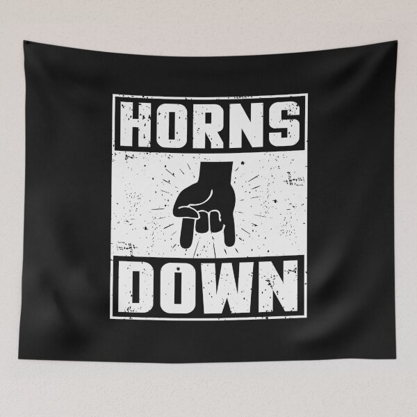 Item preview, Horns Down Football fan sign  designed and sold by alenaz.