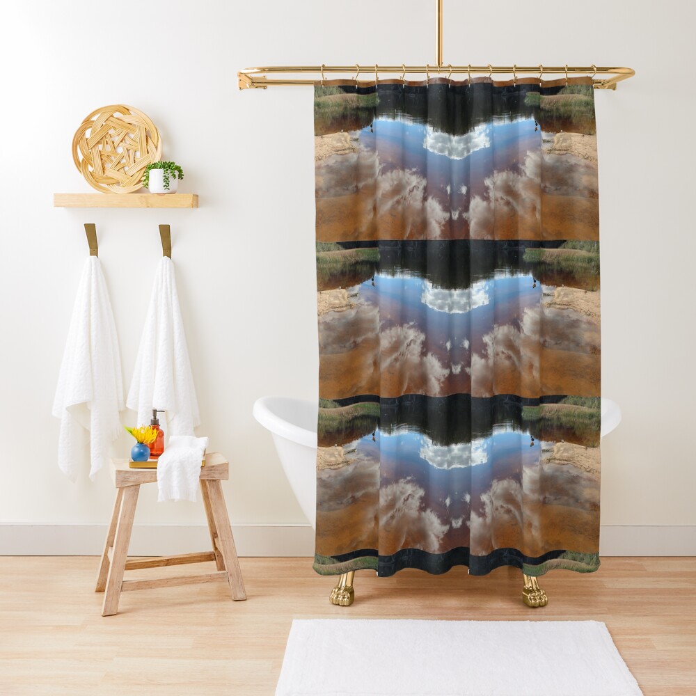 Contemplating Dunn's Swamp Shower Curtain