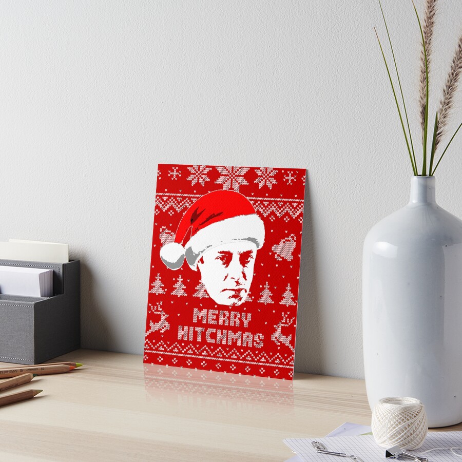 Christopher Hitchens Merry Hitchmas Ugly Christmas Sweater Christopher Hitchens Merry Hitchmas Ugly Christmas Sweater