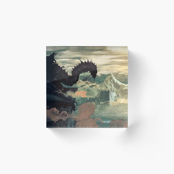 dark rider 4 Acrylic Block