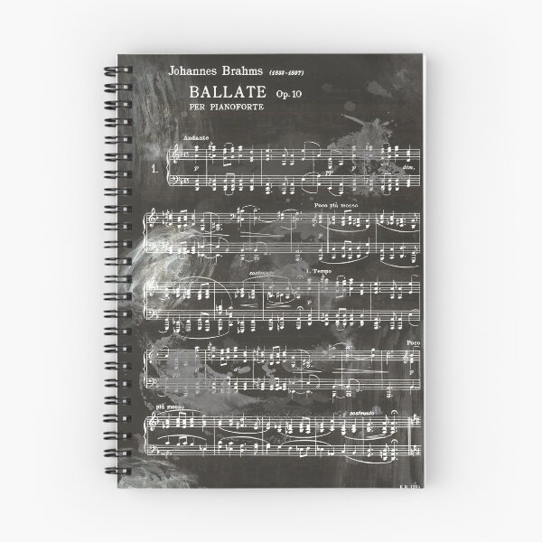 Item preview, Brahms Sheet Music - Ballade designed and sold by ShaMiLaB.