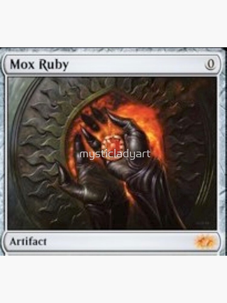 mox ruby mtg tshirt design edit digital black lotus mox ruby mtg tshirt design edit digital black lotus
