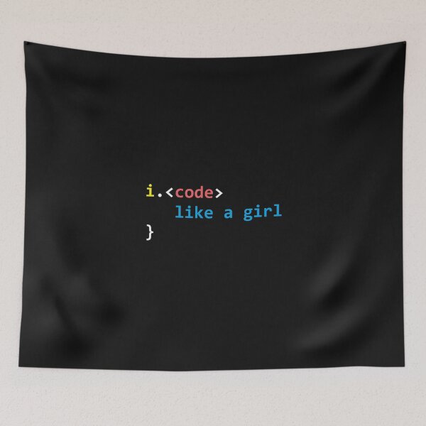 Item preview, I code like a girl coding typography  designed and sold by alenaz.