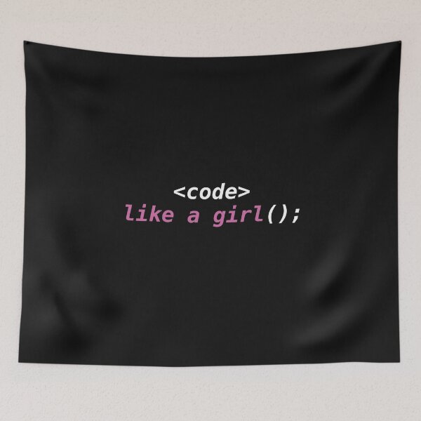 Item preview, Code like a girl funny gifts for female coder or developer  designed and sold by alenaz.