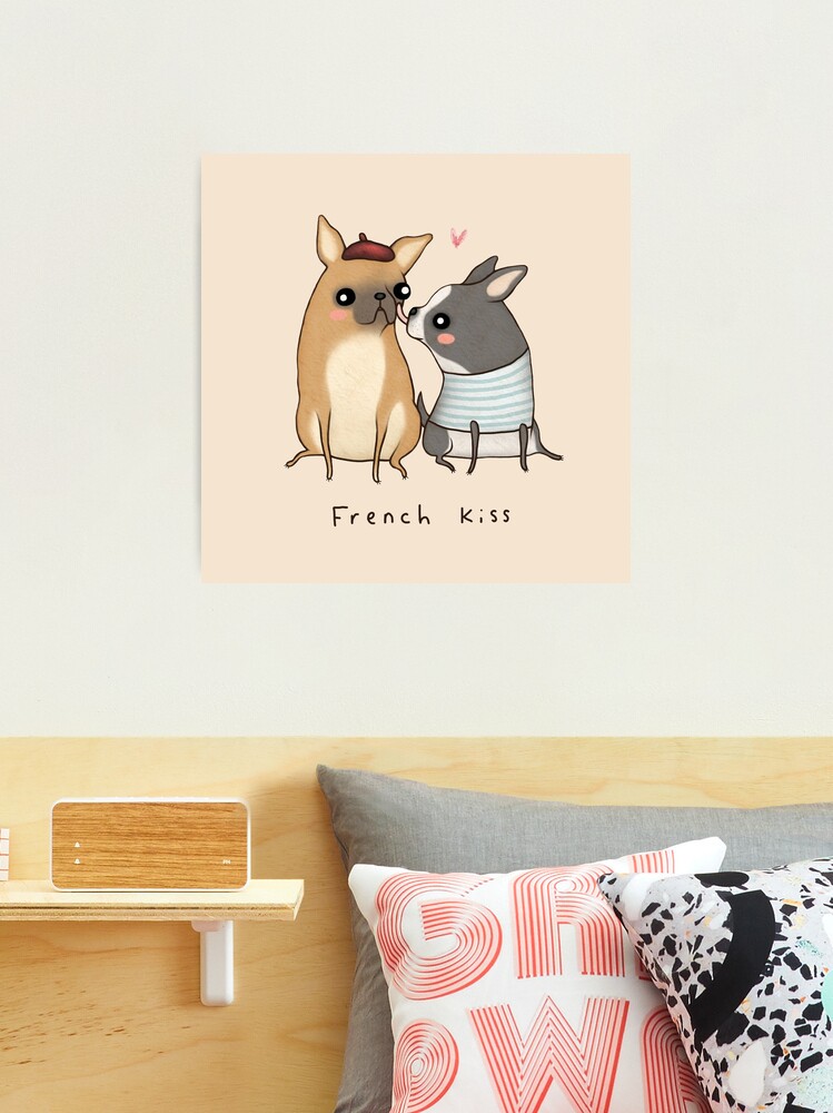 Thumbnail 2 of 3, Photographic Print, French Kiss designed and sold by SophieCorrigan.