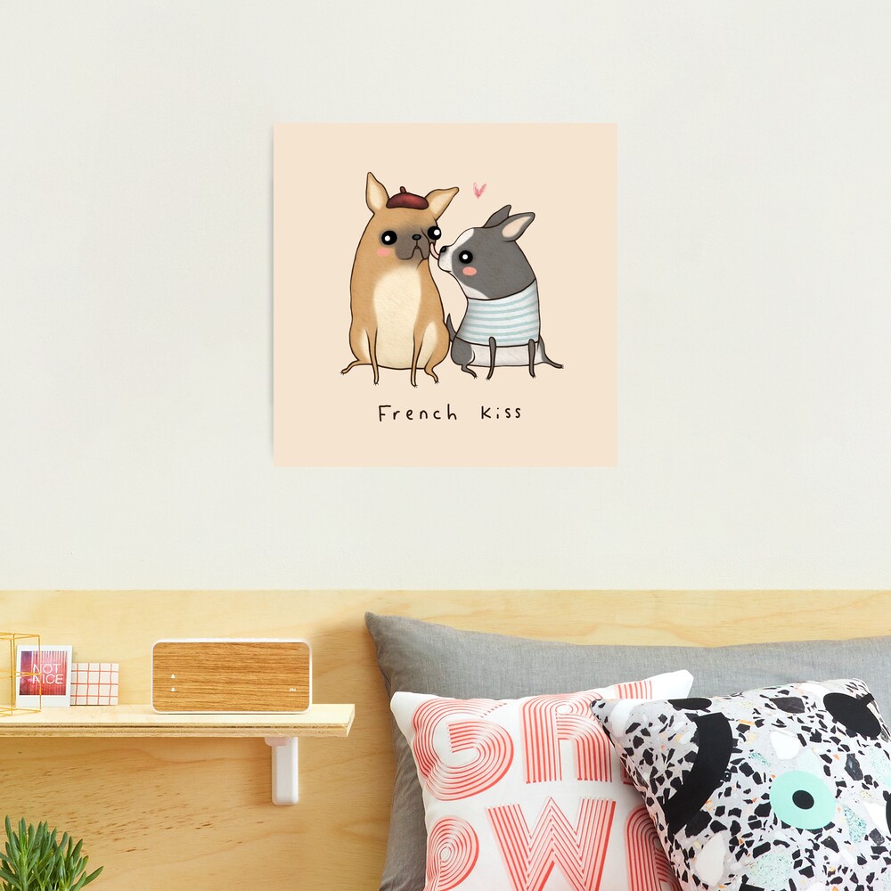 French Kiss Photographic Print