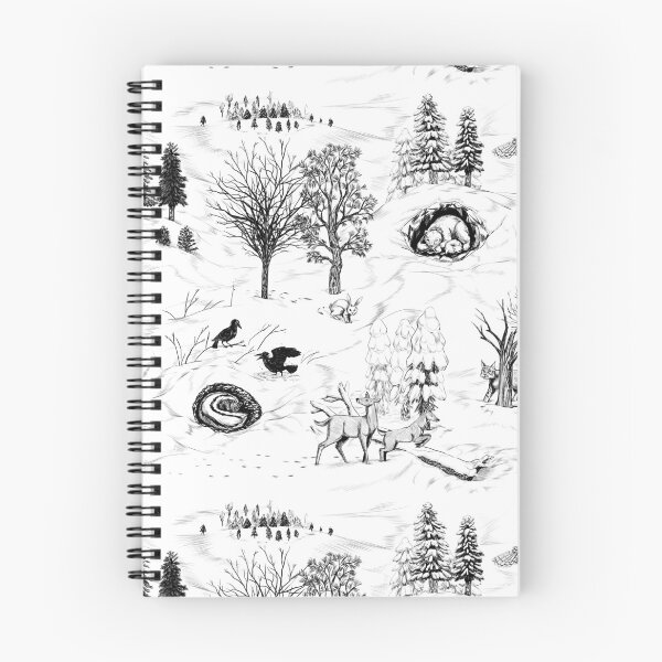 Item preview, Winter in the Forest Toile designed and sold by ninniku.