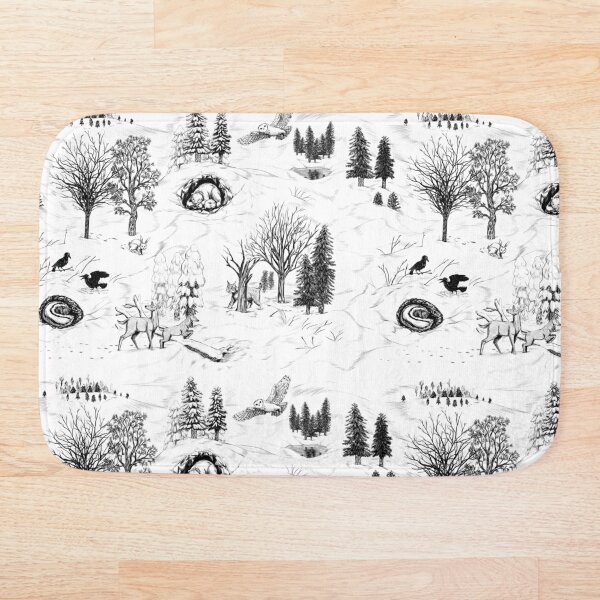 Item preview, Winter in the Forest Toile designed and sold by ninniku.