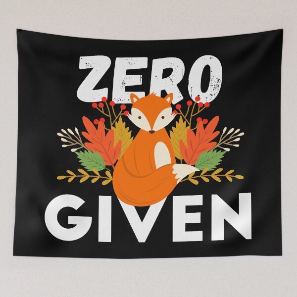 Item preview, Zero Fox Given Cute Fox with Autumn Leaves designed and sold by mrhighsky.