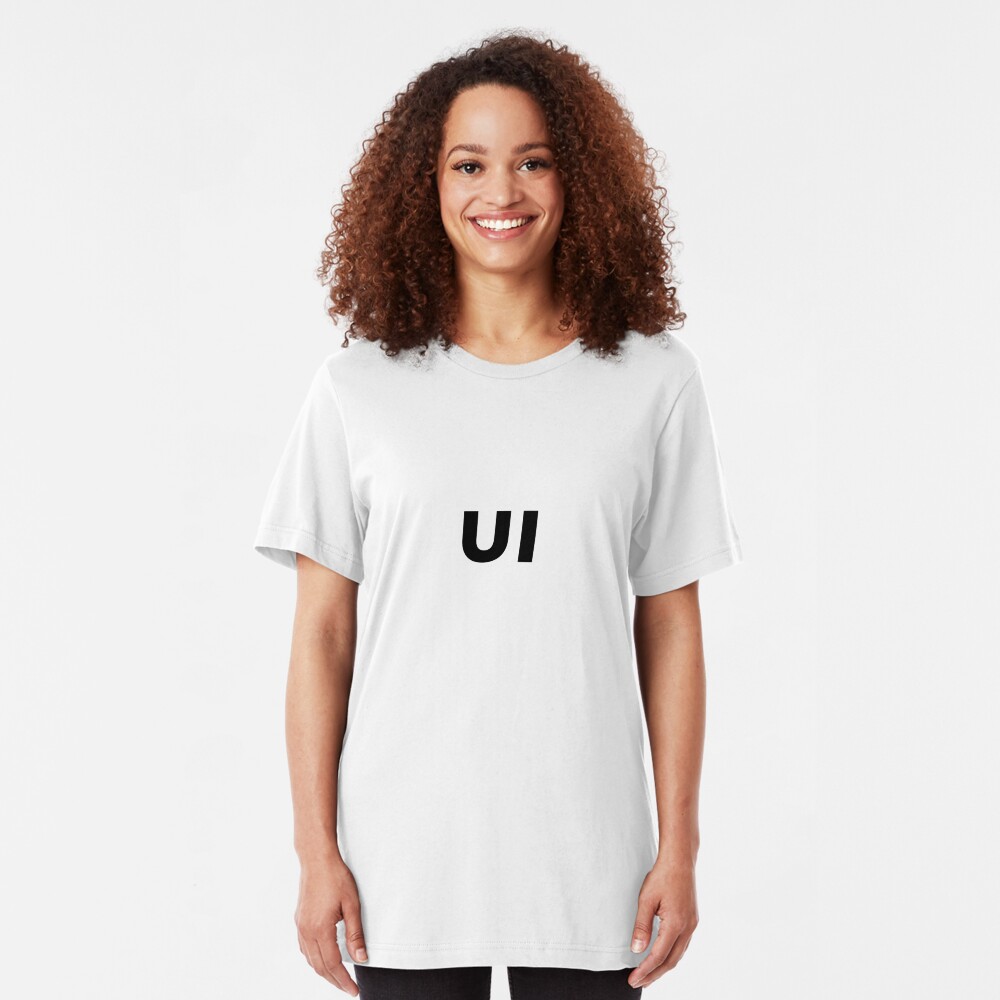 UI (User Interface) Designer Developer (inverted) Slim Fit T-Shirt