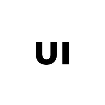 Artwork thumbnail, UI (User Interface) Designer Developer (inverted) by developer-gifts