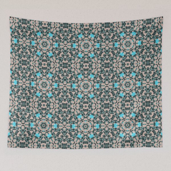 Item preview, Mosaic Tiles Pink and Blue #1 designed and sold by MarbleCloud.