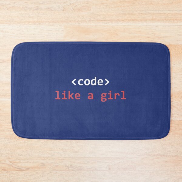 Item preview, Code like a girl cute and funny gift for women working as developers  designed and sold by alenaz.
