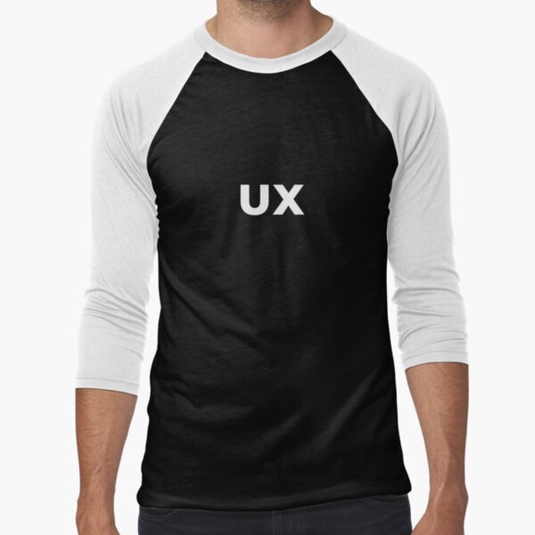 UX (User Experience) Designer Developer Baseball ¾ Sleeve T-Shirt