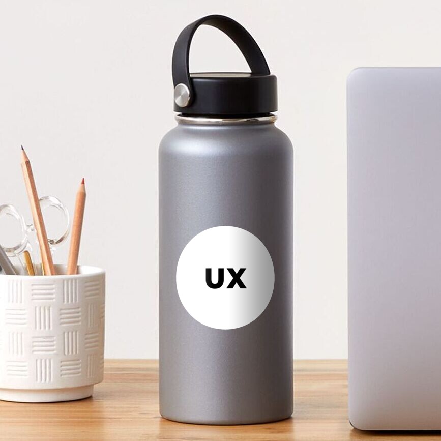 UX (User Experience) Designer Developer (inverted) Sticker