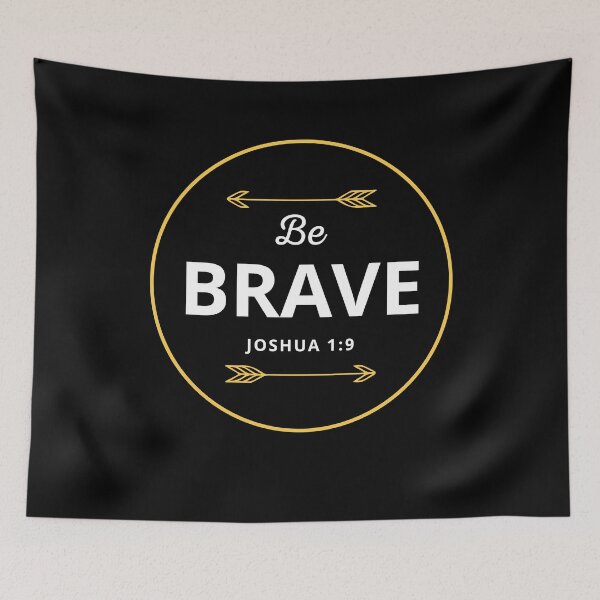 Item preview, Be brave and determined designed and sold by GoodNewsDesign.