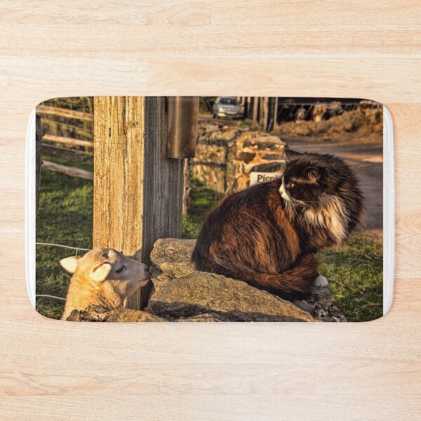 Item preview, #56 Pet Cat Nudged on the Bum By A Sheep designed and sold by phutball.